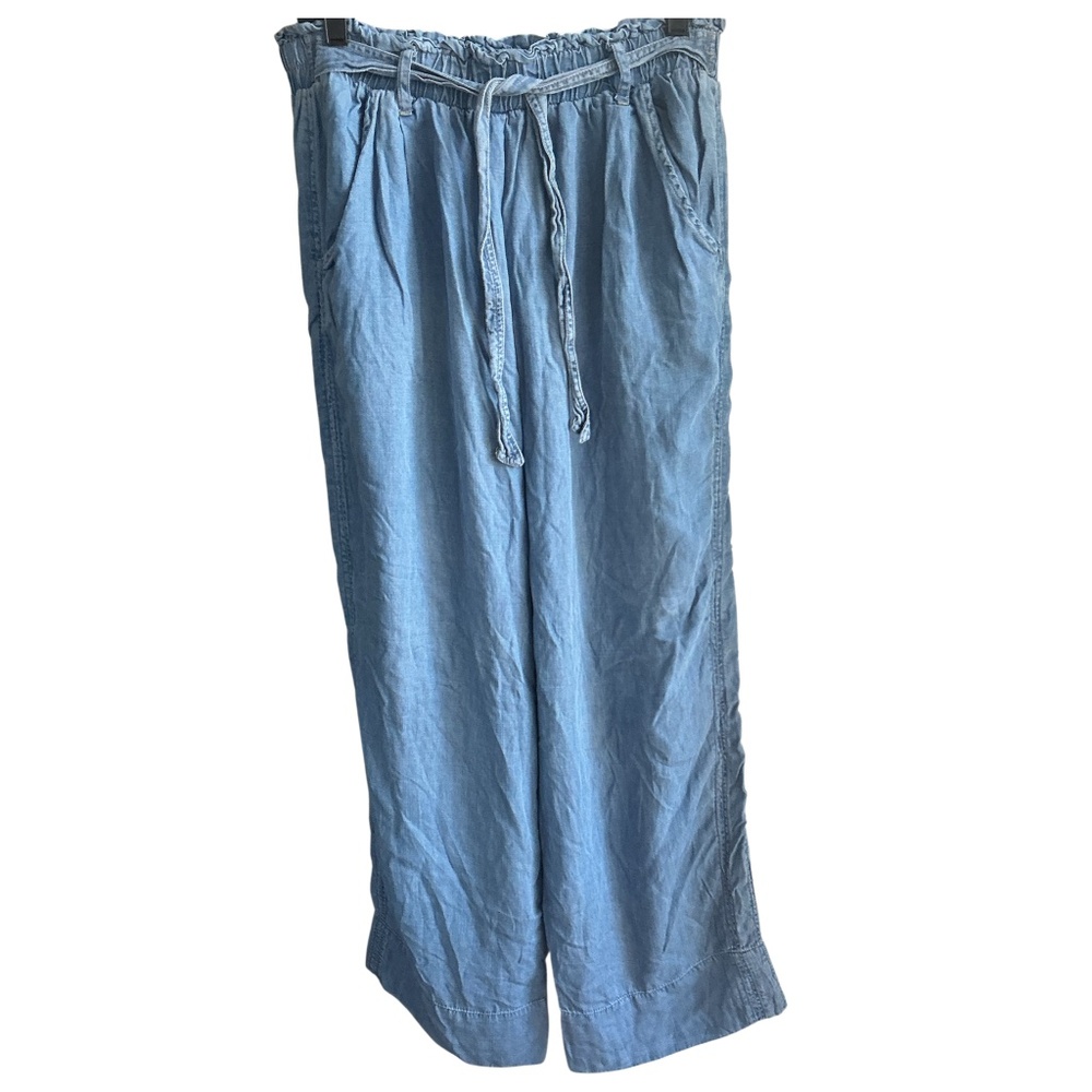 KNOX ROSE Elastic Waist Wide Leg Jeans L